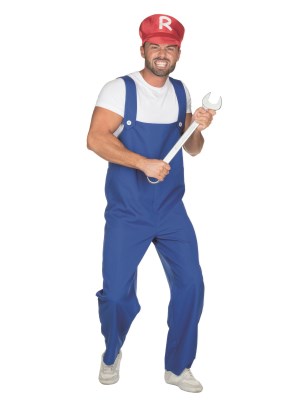 Mario Rørlegger Kostyme, Herre