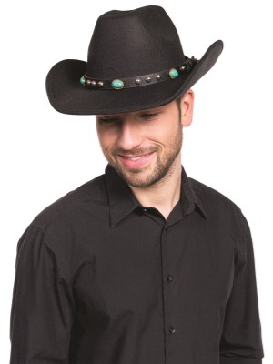 Cowboyhatt Med Edelsten