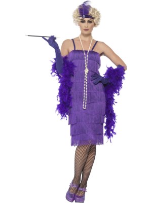 20 Talls Flapper Dress, Lilla