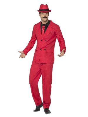 20 Talls Gangster Kostyme, Rød