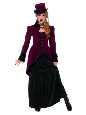 Deluxe Victorian Vampiress Kostyme