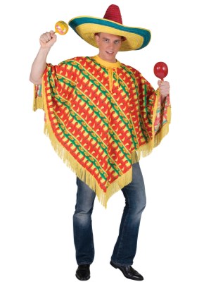 Meksikansk Chilli Poncho Deluxe
