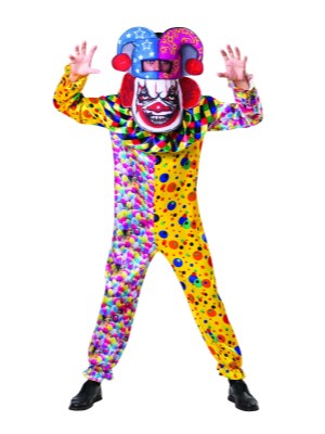 Big Head Clown Kostyme