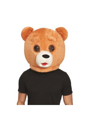 Teddybjørn Maskot Maske