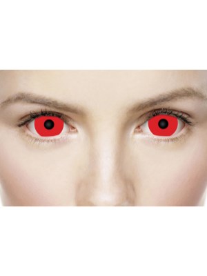 Linser Rød Mini Sclera 17 mm