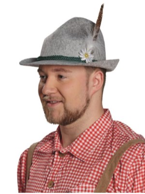 Oktoberfest Tyroler hatt, herre