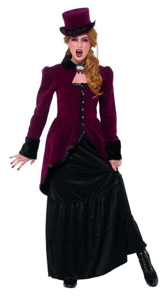Deluxe Victorian Vampiress Kostyme