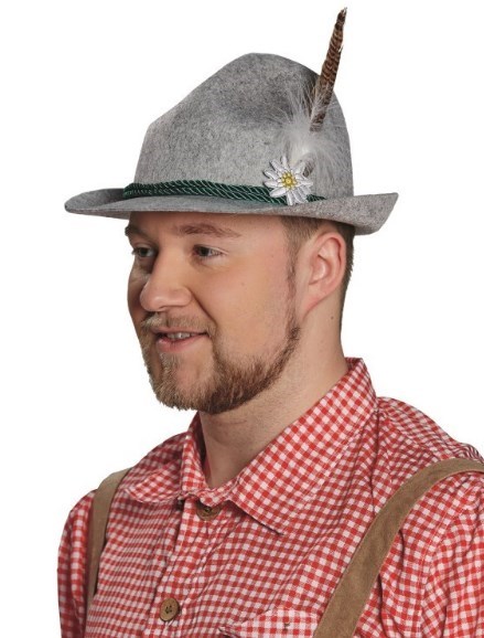 Oktoberfest Tyroler hatt, herre